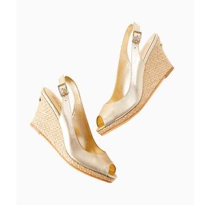 New Lilly Pulitzer GIGI WEDGE Sandals